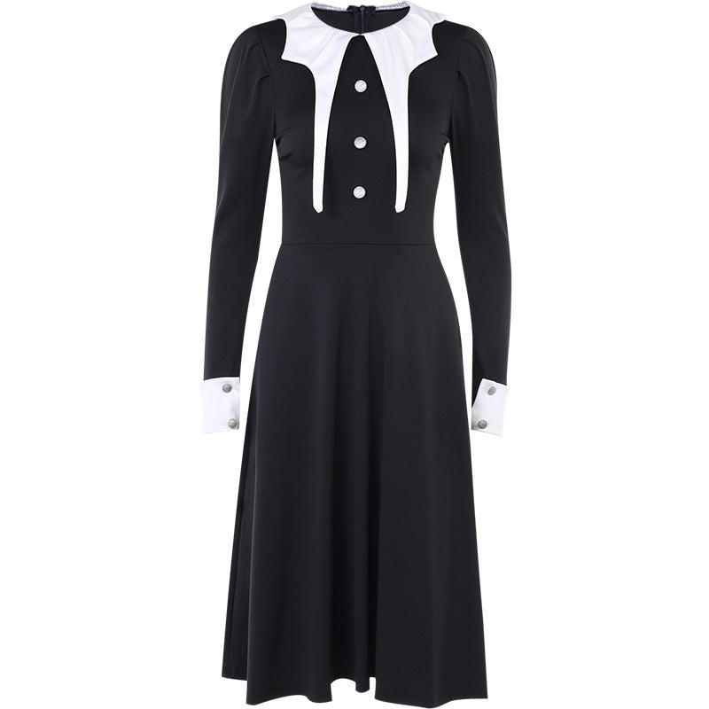 Womens Wednesday Addams Dress Costume