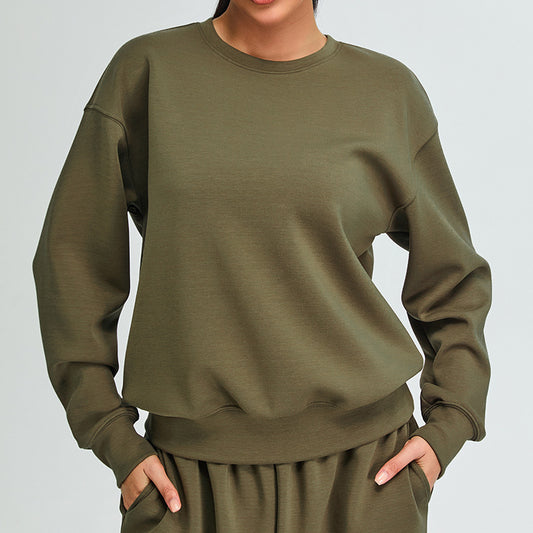Women's Modal Cotton Long Sleeve Sports Sweatshirt