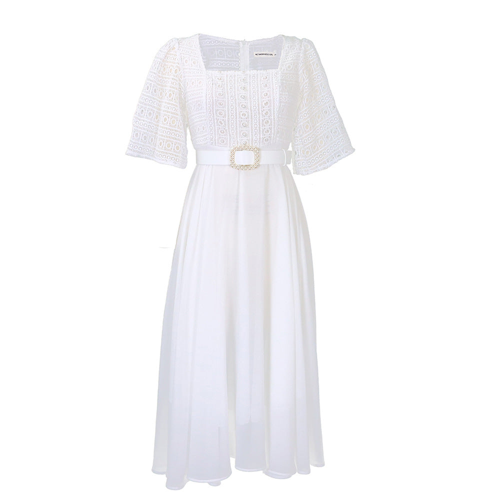 Women's Stylish Chiffon Beaded Dress