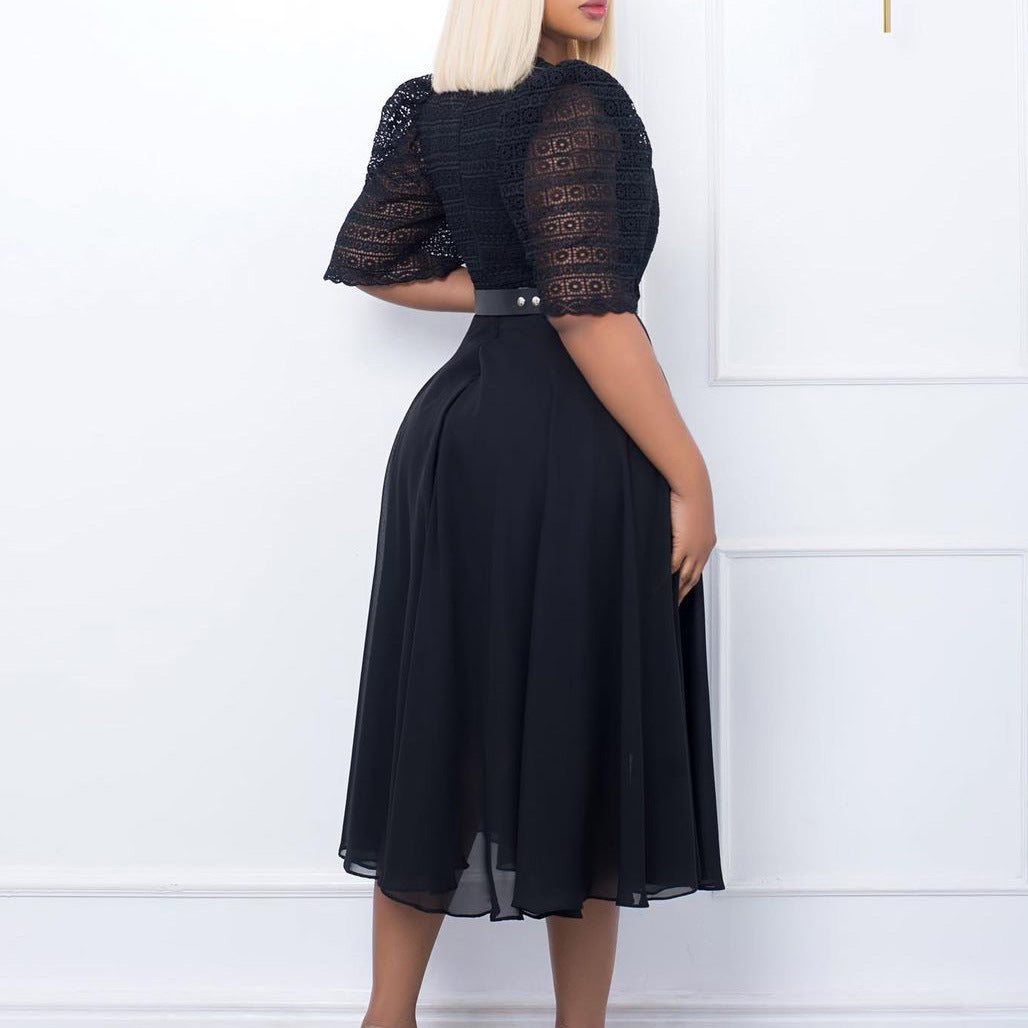 Women's Stylish Chiffon Beaded Dress