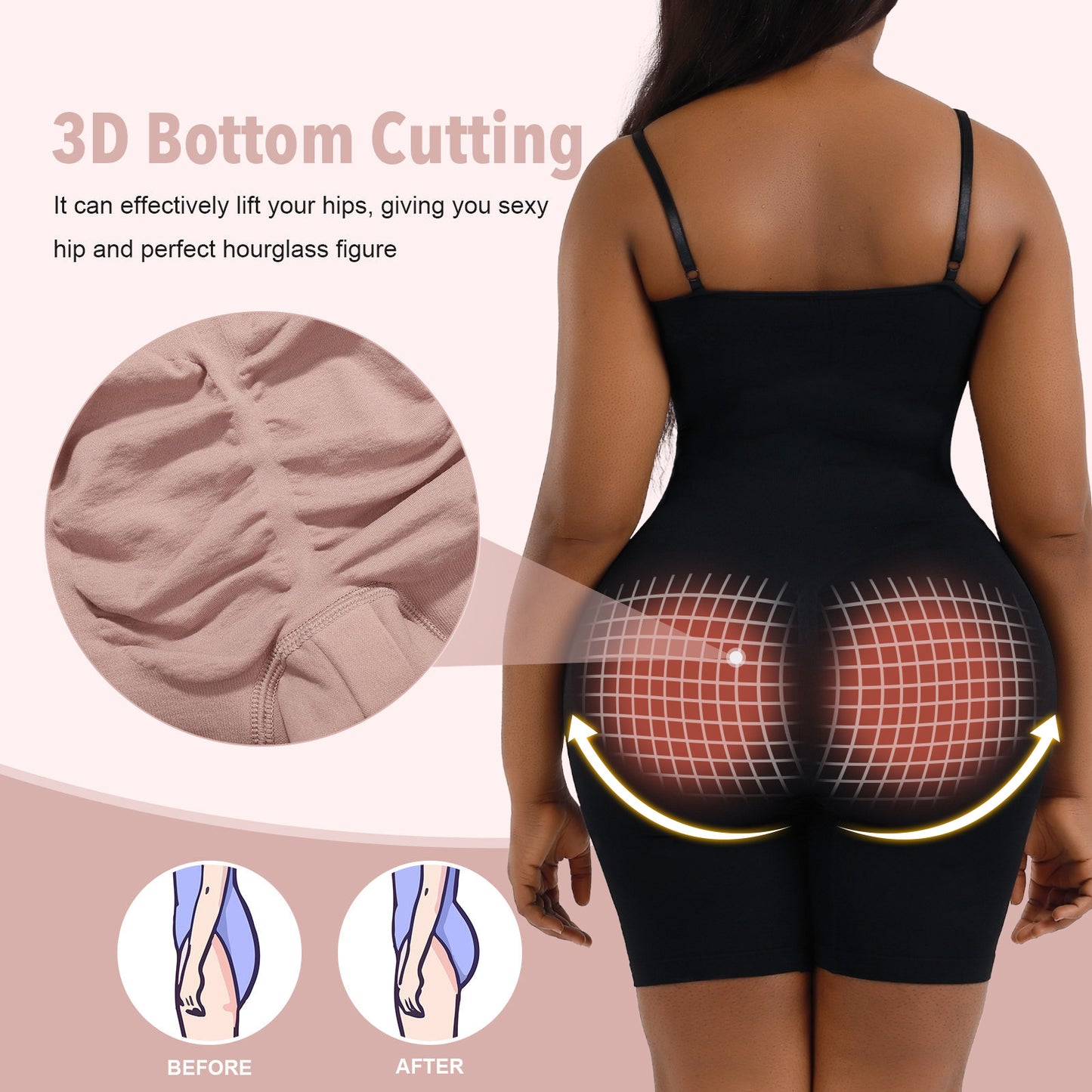 Bodysuit for Women Tummy Control Shapewear Seamless Sculpting One Piece Body Shaper