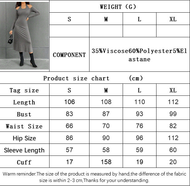 Women's Simple Halter High-Waisted Slim Fit Solid Color Dress