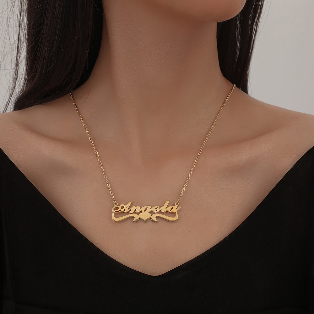 Collana con nome personalizzato-Love with You