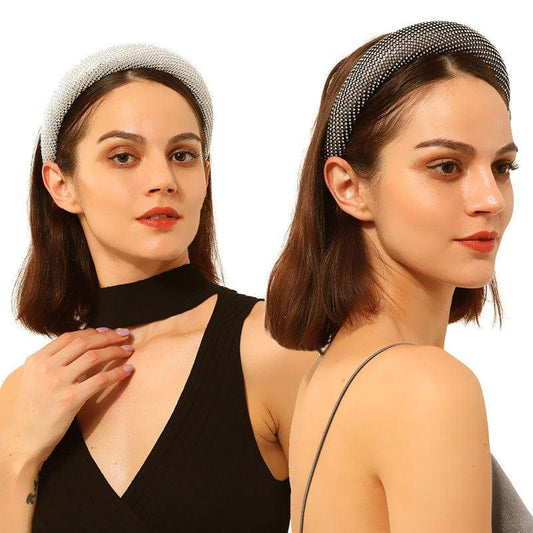 Rhinestone Sponge Headband