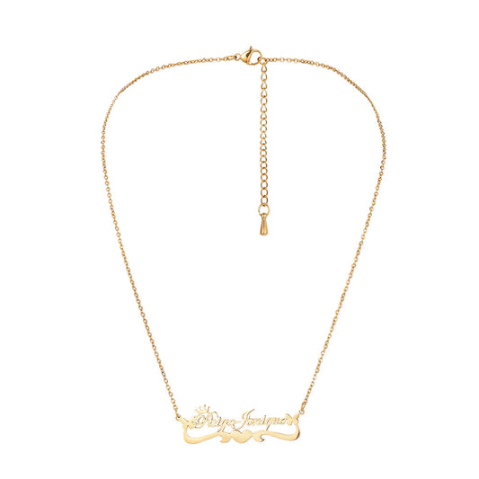 Custom Name Necklace-Love Bridge