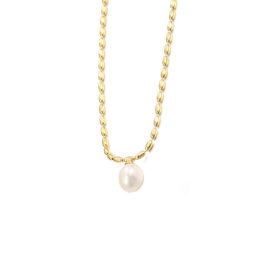 Beaded Pearl Necklace - ACC MODE