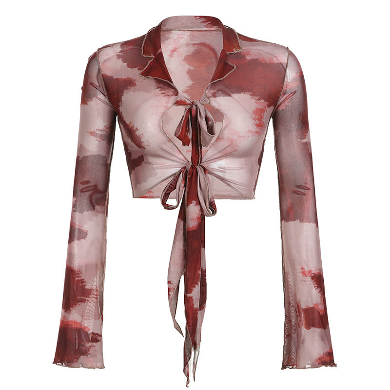 Tie-dye Strappy Top