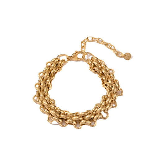 Geometric Chain Bracelet
