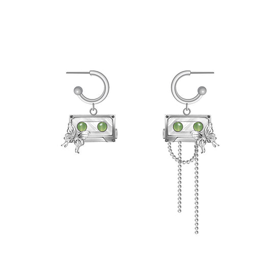 Opal Butterfly Earrings