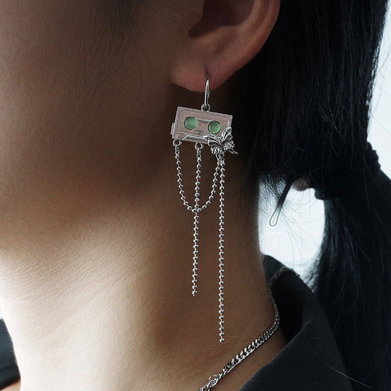 Opal Butterfly Earrings