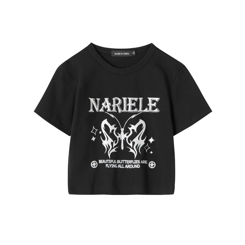Butterfly Print T-shirt