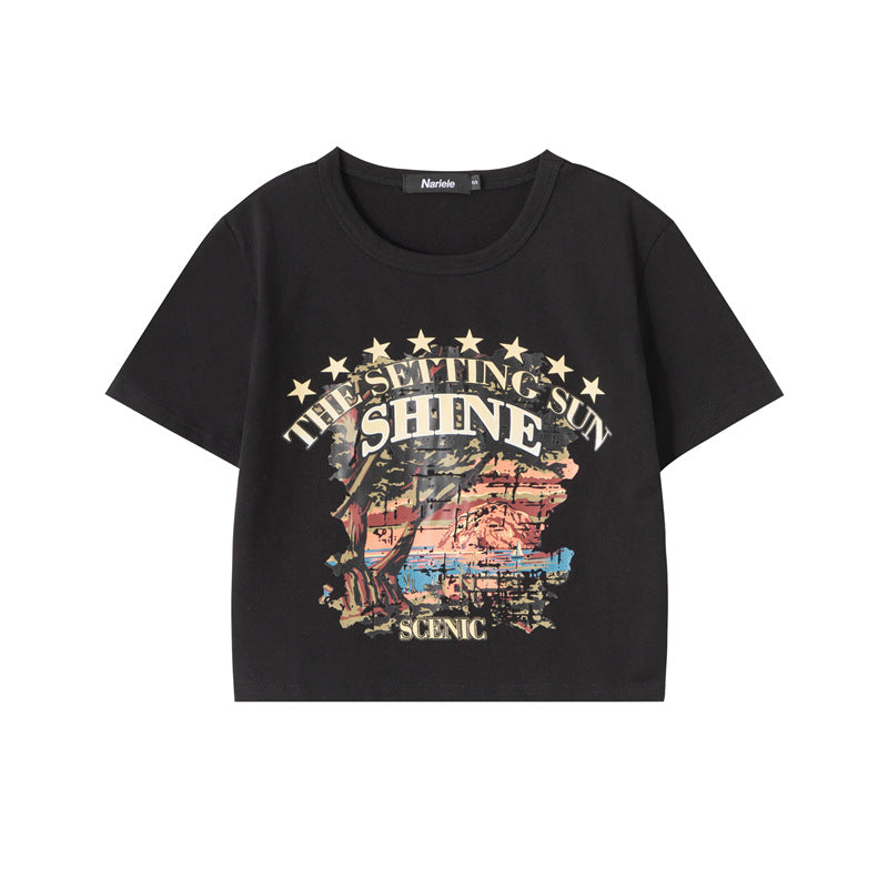 Sunset Black T-shirt