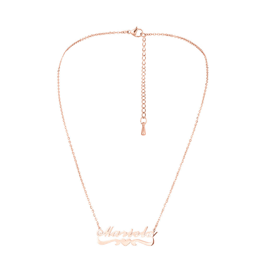 Collana con nome personalizzato-Love with You