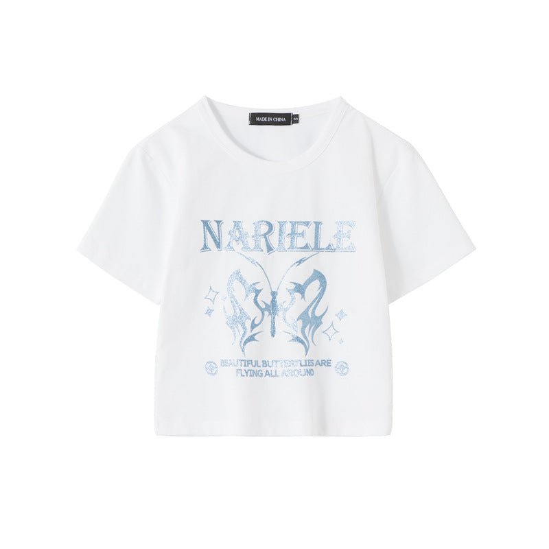 Butterfly Print T-shirt
