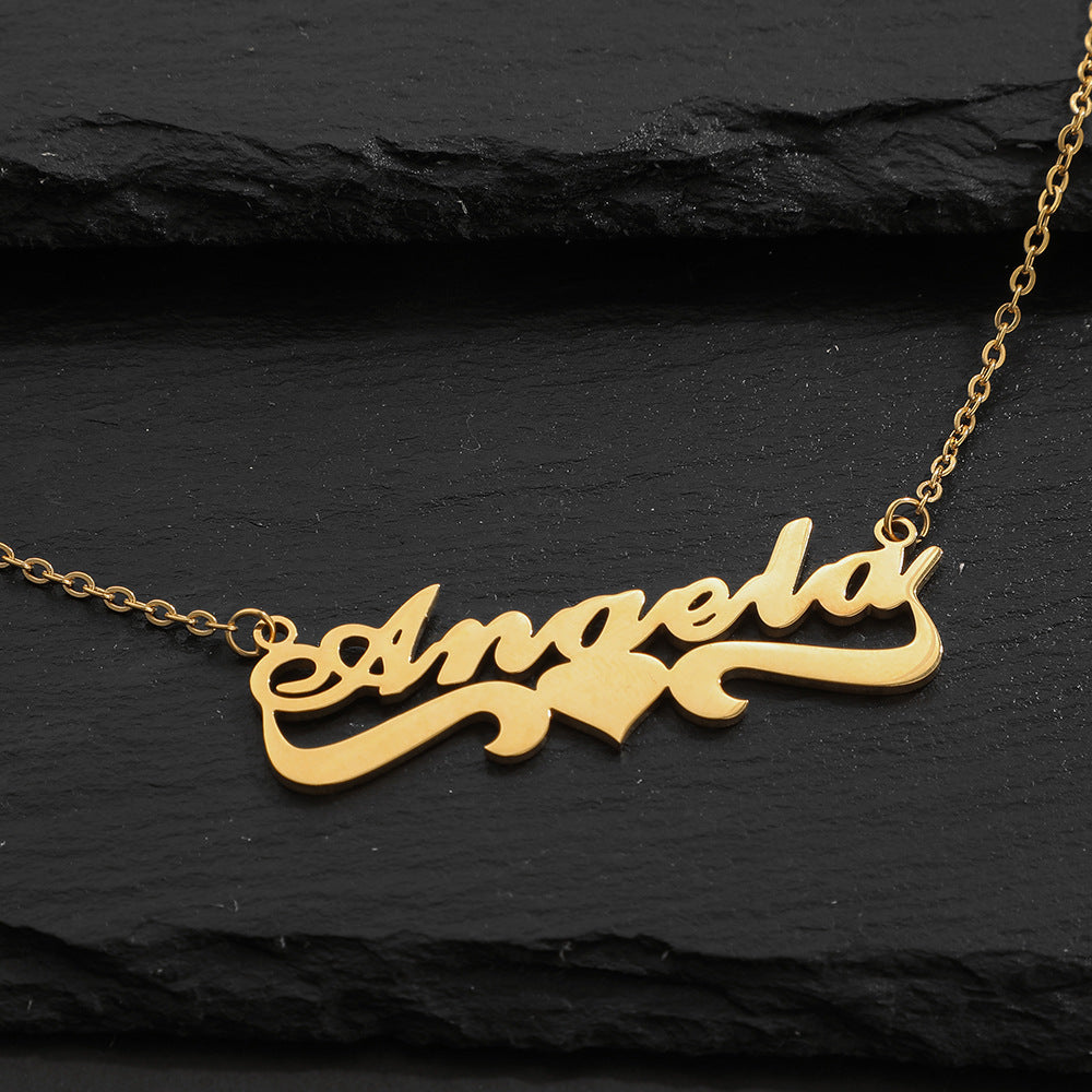 Collana con nome personalizzato-Love with You