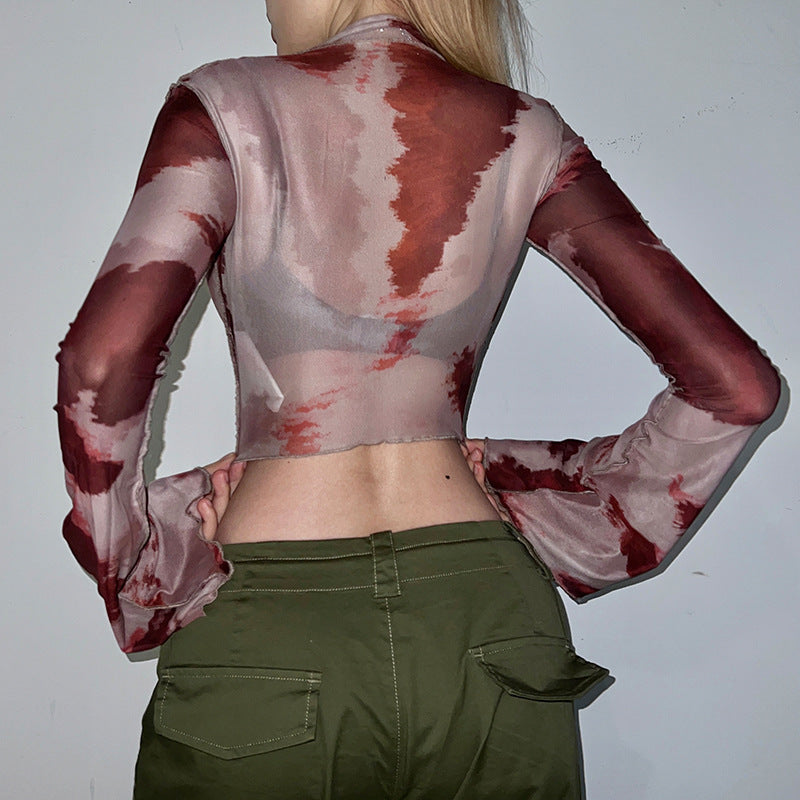 Tie-dye Strappy Top