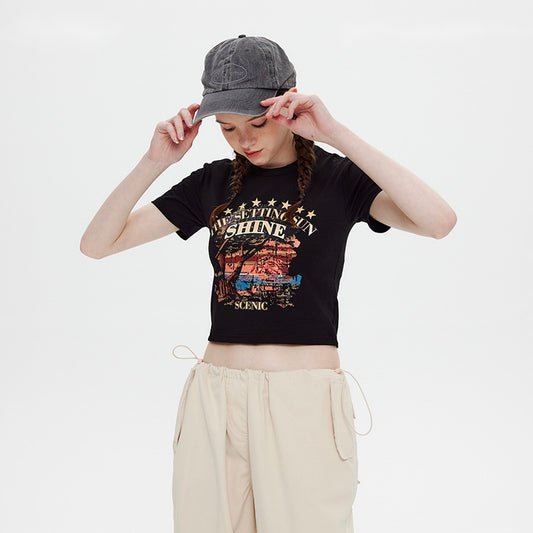 Sunset Black T-shirt