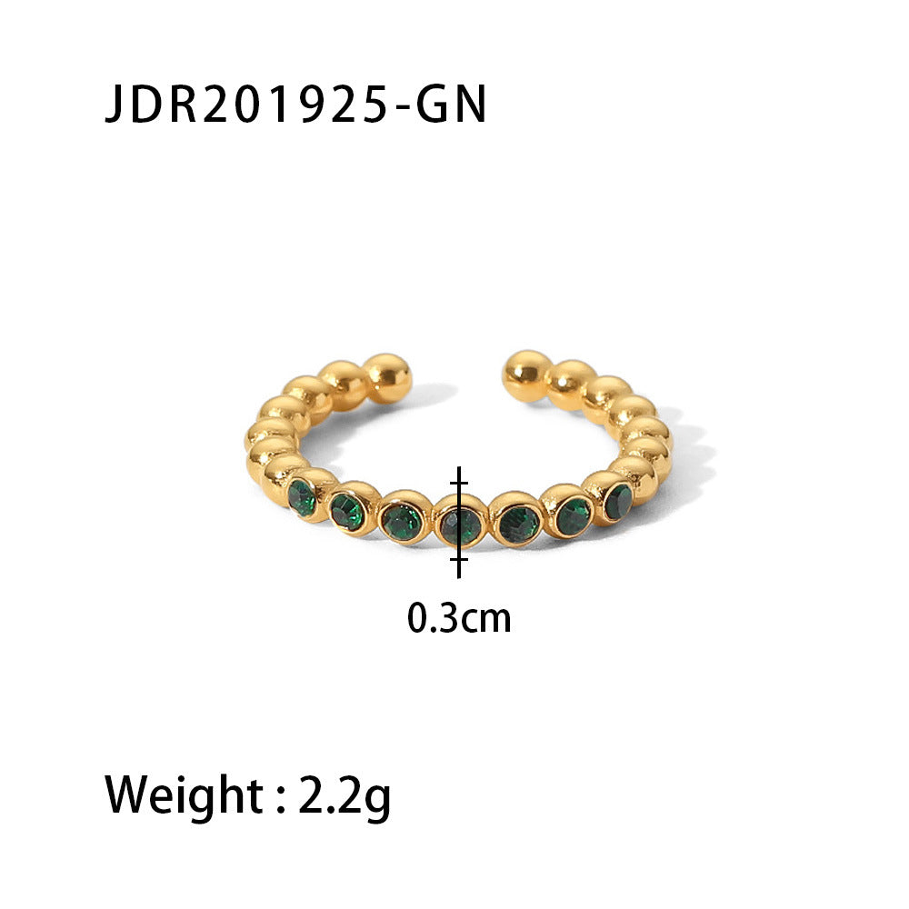 Gemstone Stacking Rings Collection