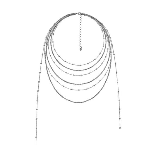 Mehrschichtige Schlüsselbeinkette im Nischendesign