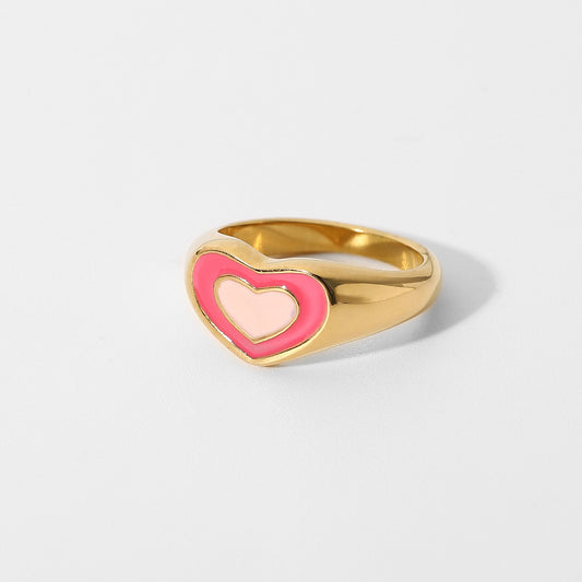 Anello di amore del fumetto rosa