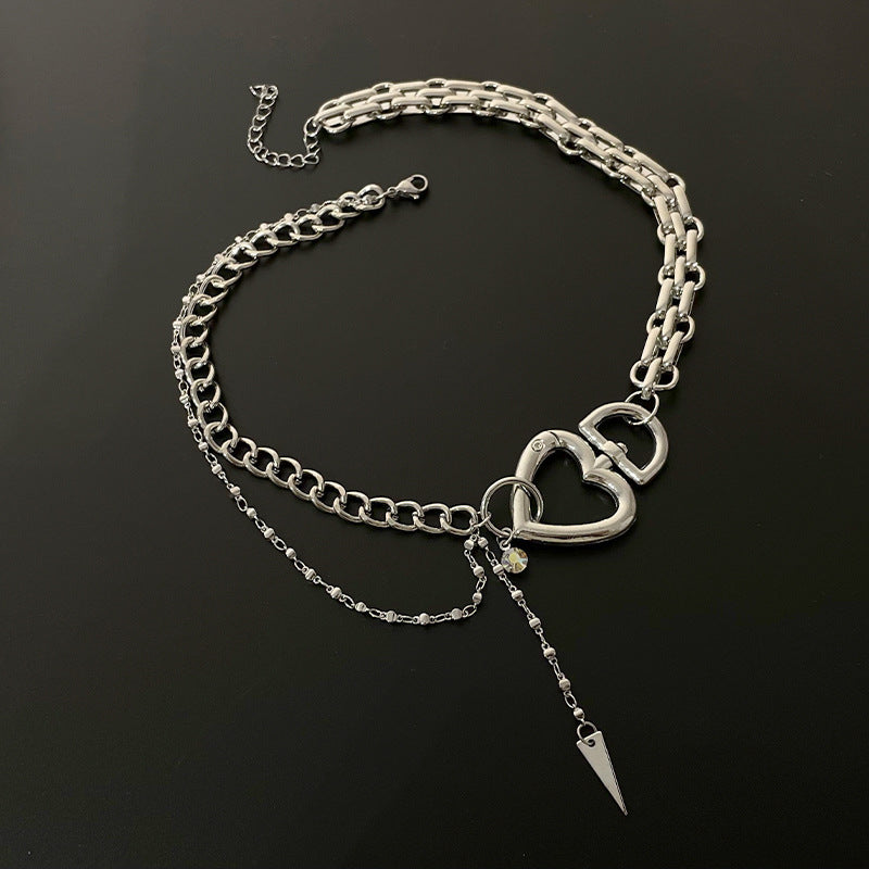 Metal Cutout Heart Necklace